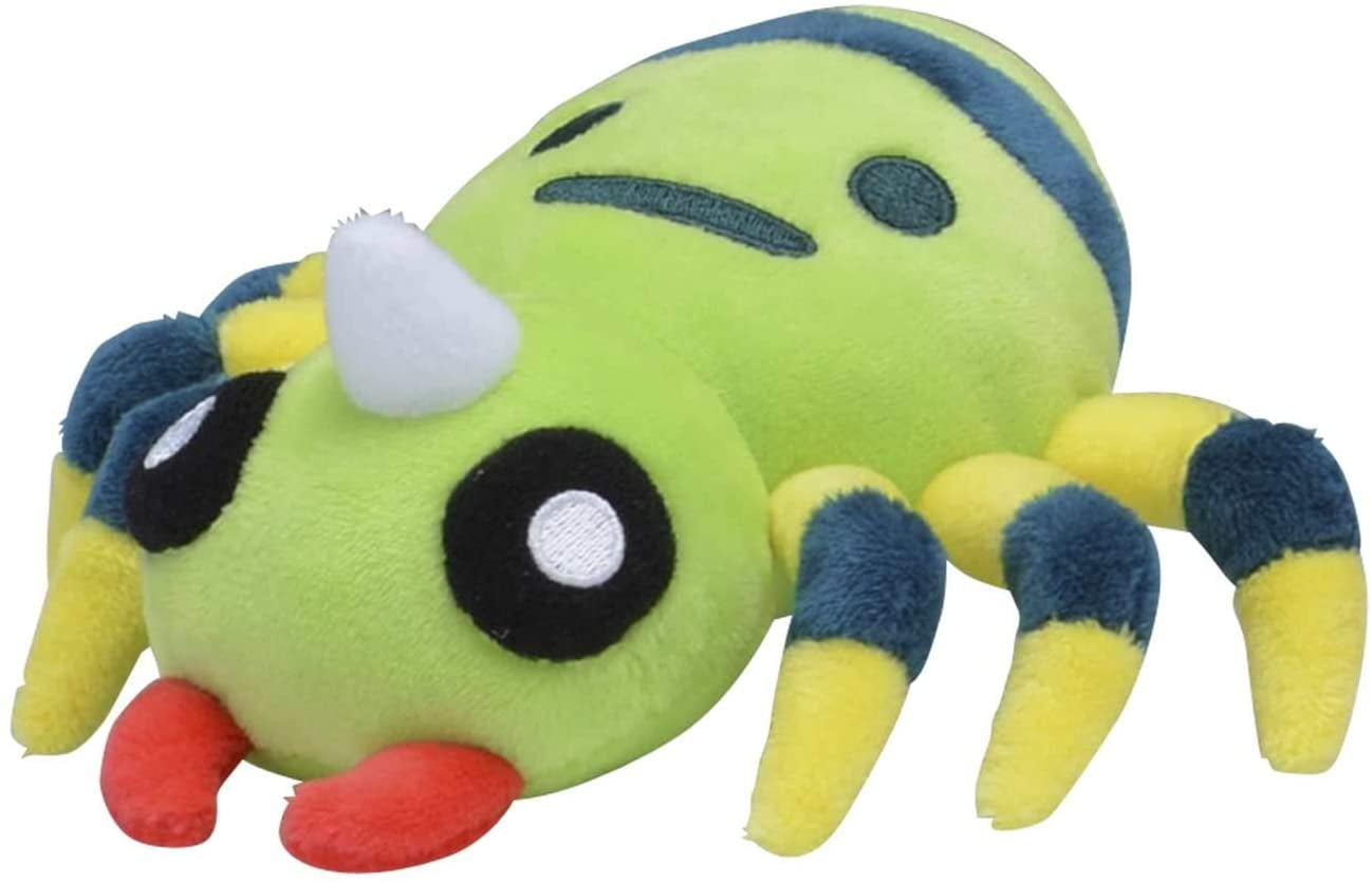 Pokemon Center: Sitting Cuties: Spinarak Plush # 167 - Generation 2 - 6 In