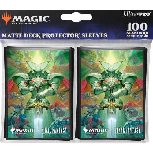 Ultra PRO - Final Fantasy x Universes Beyond Summon Knights of The Round 100ct Deck Protector Sleeves for Magic: The Gathering | Trading Card Accessories, Collectible Games, Final Fantasy Collectibles