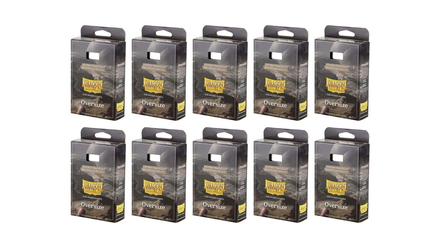 10 Packs Dragon Shield Board Game Sleeves 100 ct Oversize Size Card Sleeves Display Case
