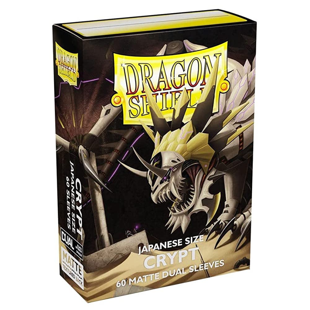 10 Packs Dragon Shield Dual Matte Mini Japanese Crypt 60 ct Card Sleeves Display Case
