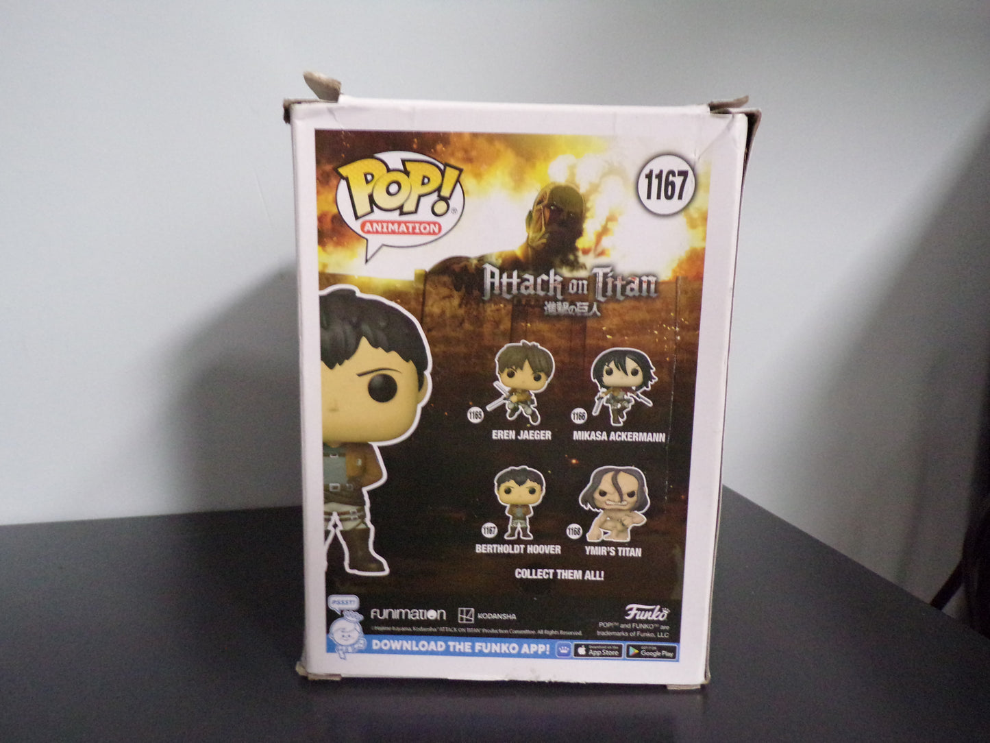 Funko Pop! Attack on Titan - Bertholdt Hoover #1167