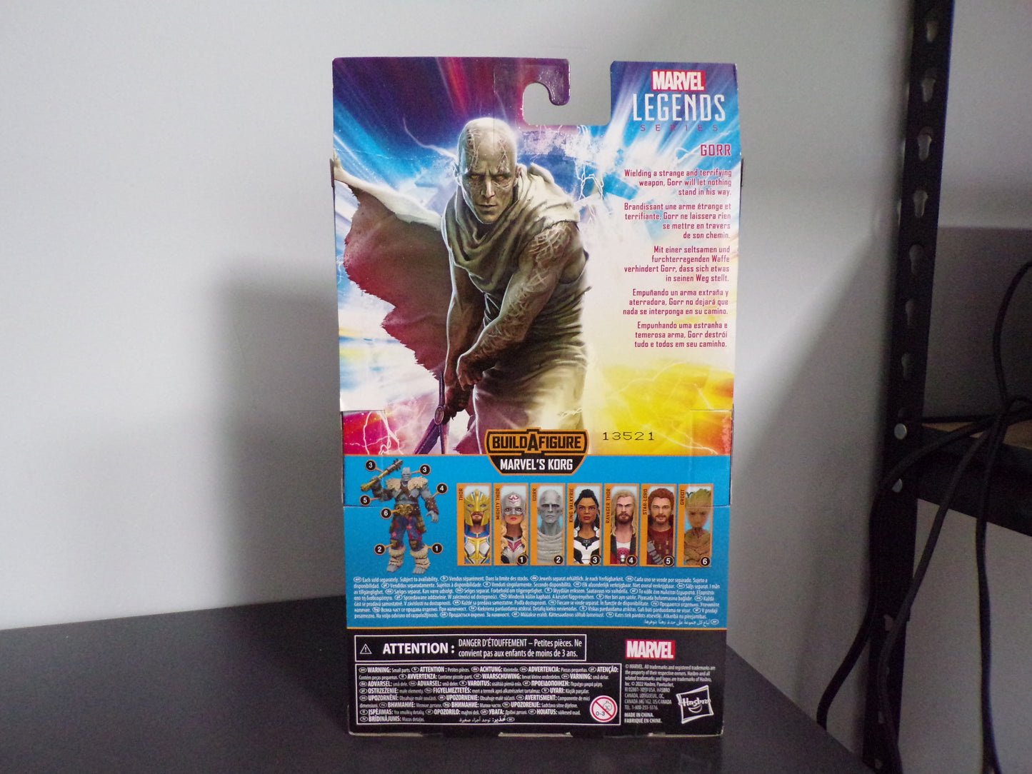 Hasbro Legends Series Marvel Thor Love and Thunder - Gorr Action Figure