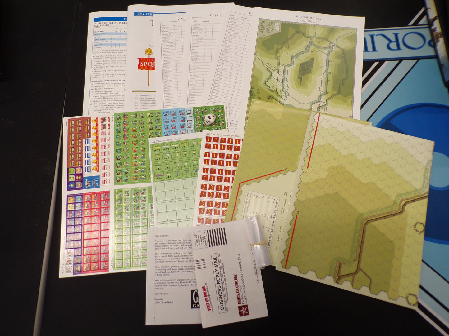 GMT Games The Siege of Alesia Gaul, 52 BC Board Game (UNPUNCHED)