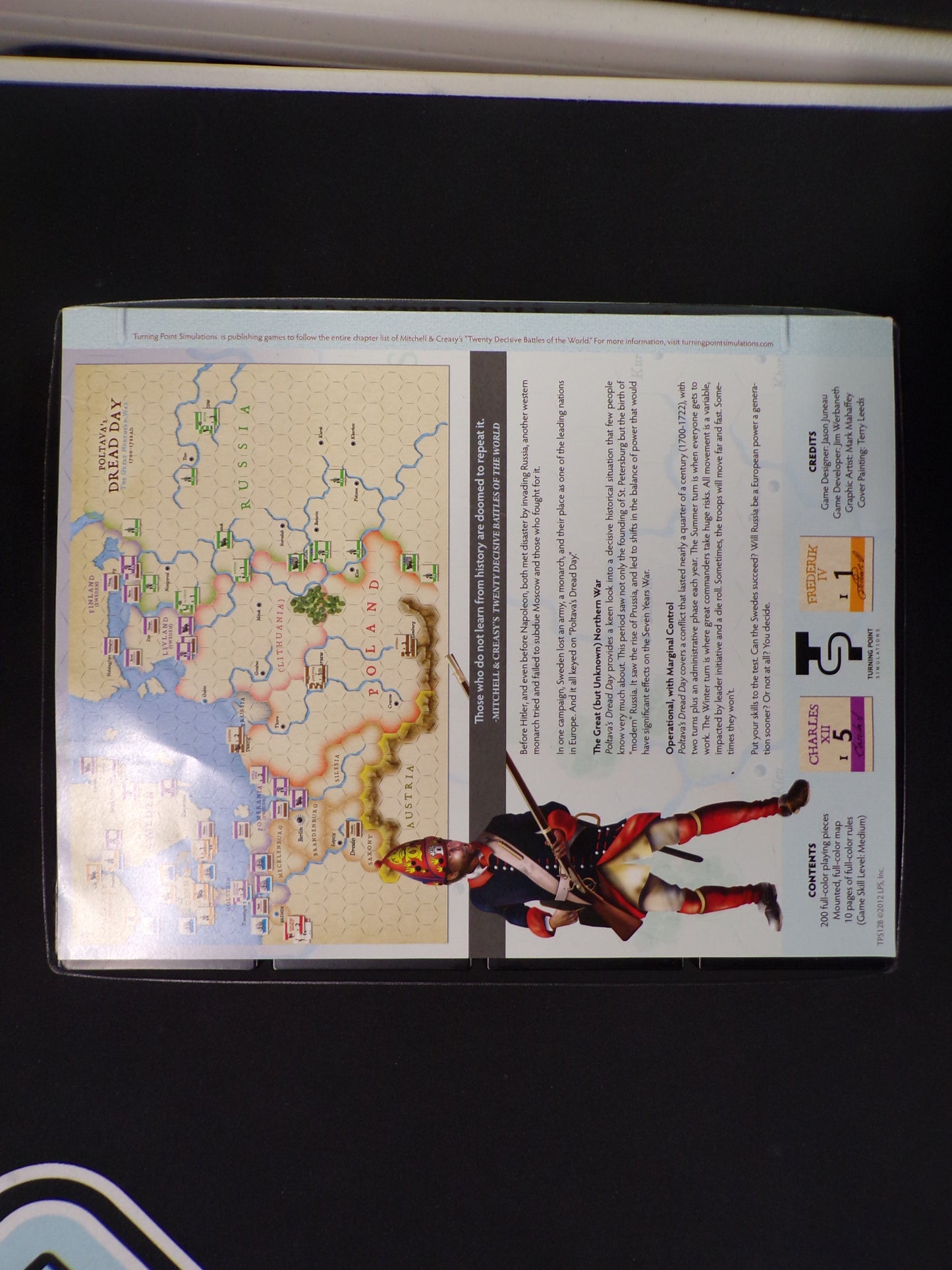 Turning Point Simulations Poltava's Dread Day Board Game (UNPUNCHED)