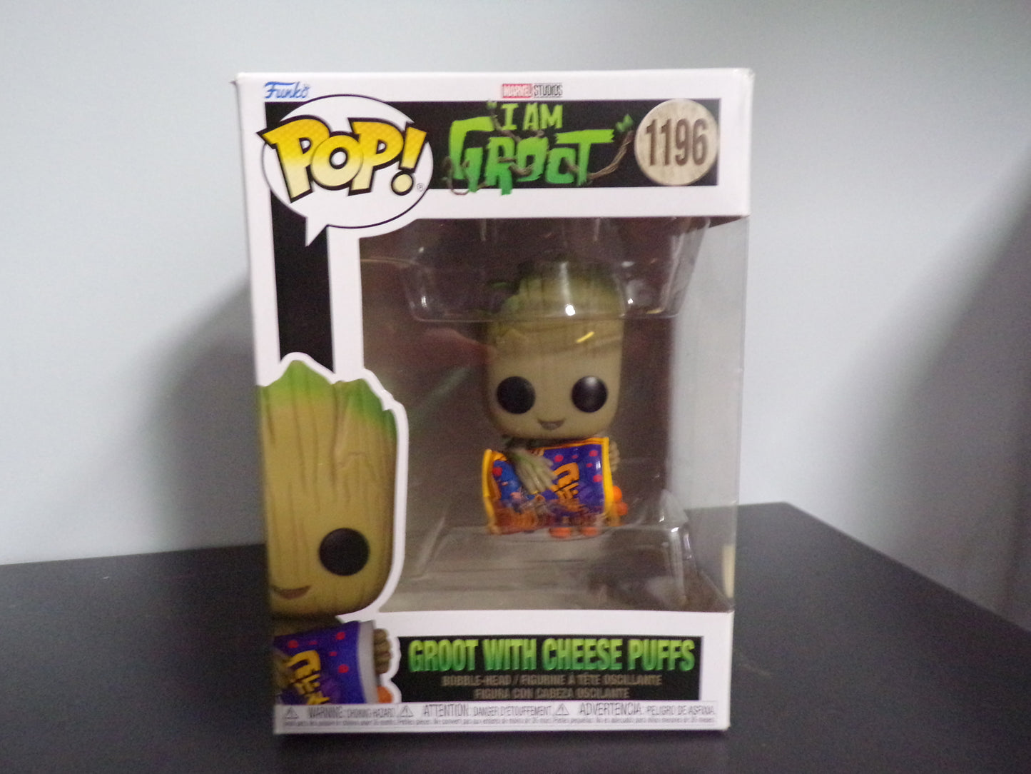 Funko! Pop I Am Groot - Groot with Cheese Puffs #1196