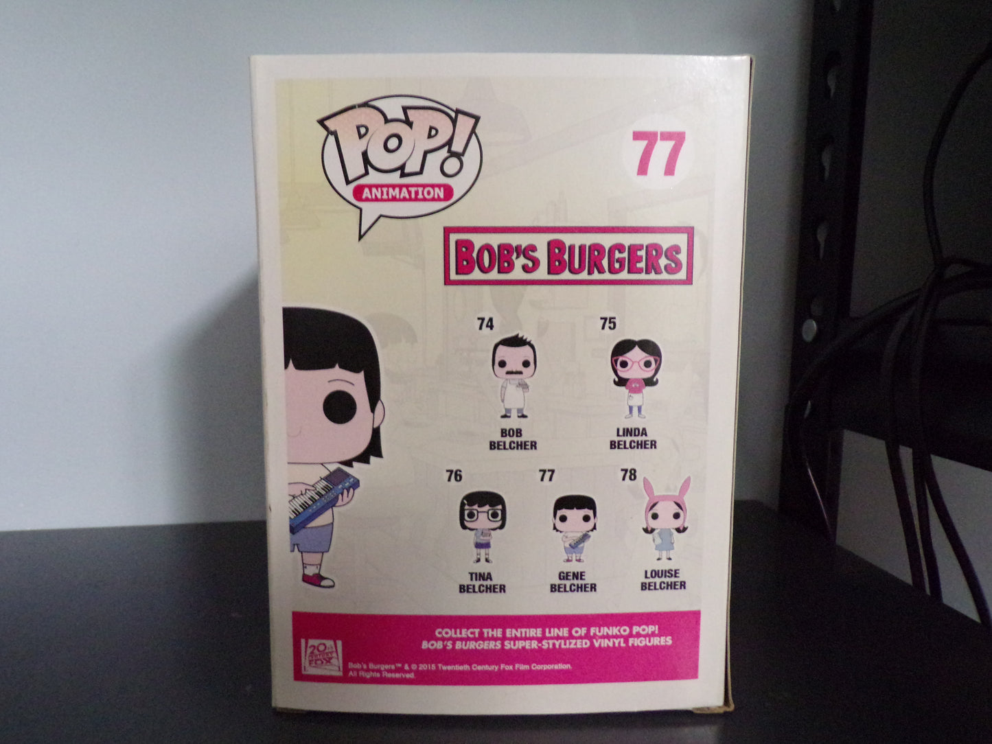 Funko Pop! Bob's Burgers - Gene Belcher #77 SLIGHT DAMAGE