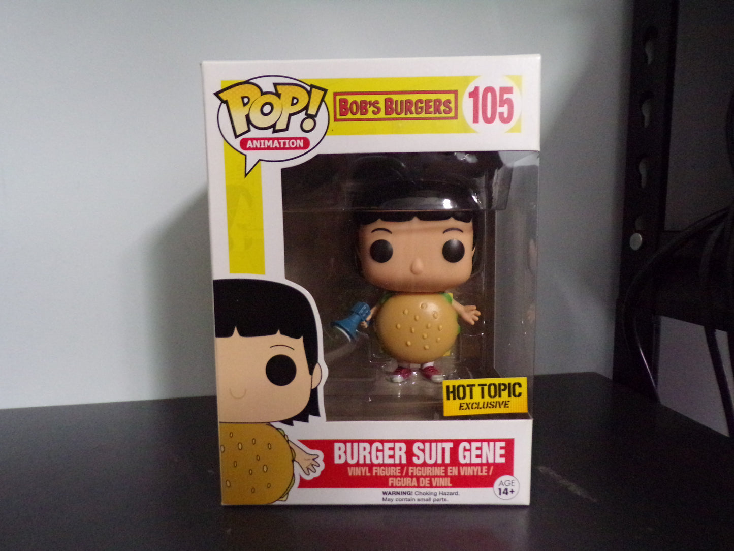 Funko Pop! Bob's Burgers - Burger Suit Gene Hot Topic Exclusive #105