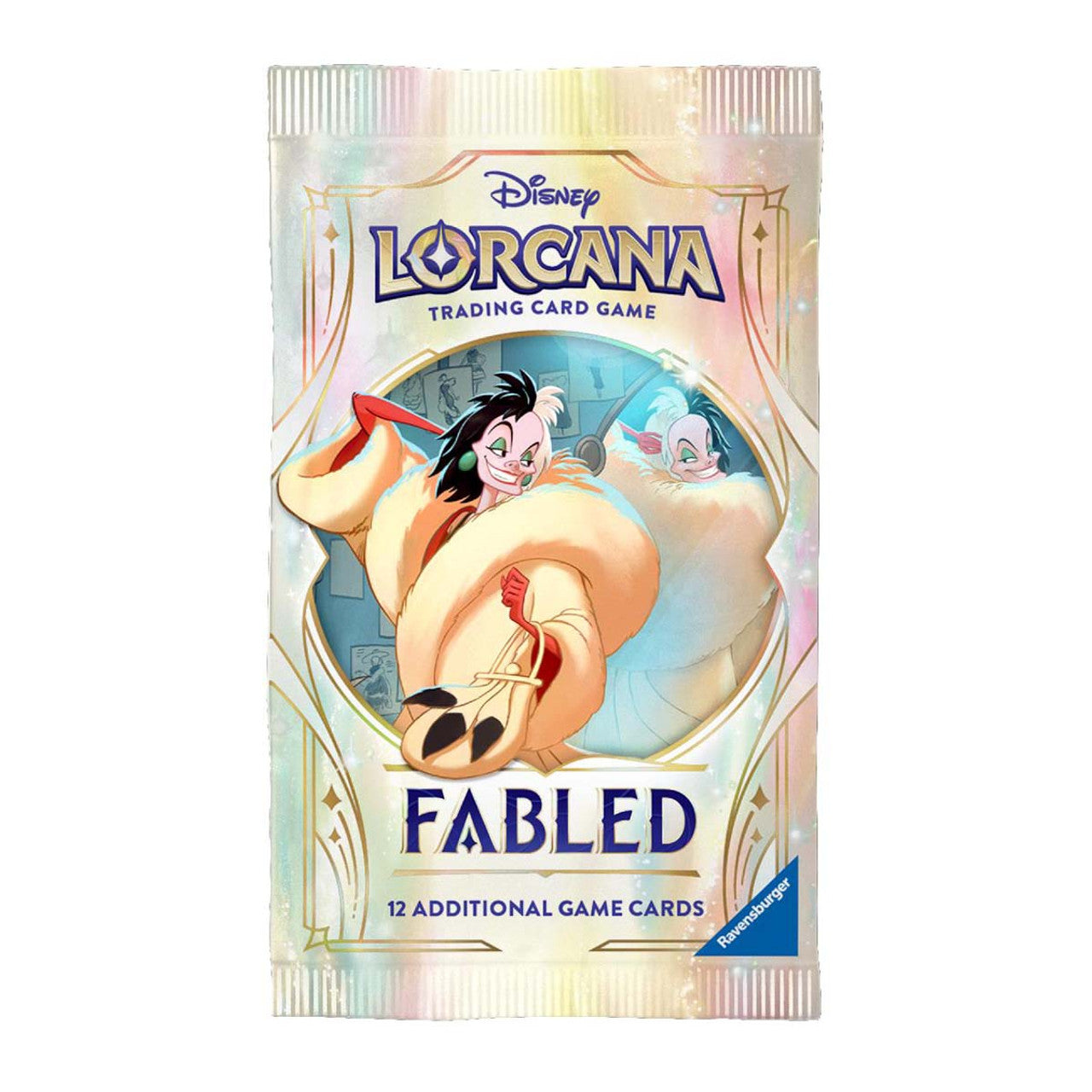 Ravensburger Disney Lorcana TCG Single Booster Pack (12 Cards) - Set 9 Fabled | Collectible Trading Cards | Ideal for Disney Fans & TCG Players | Suitable for Ages 8+