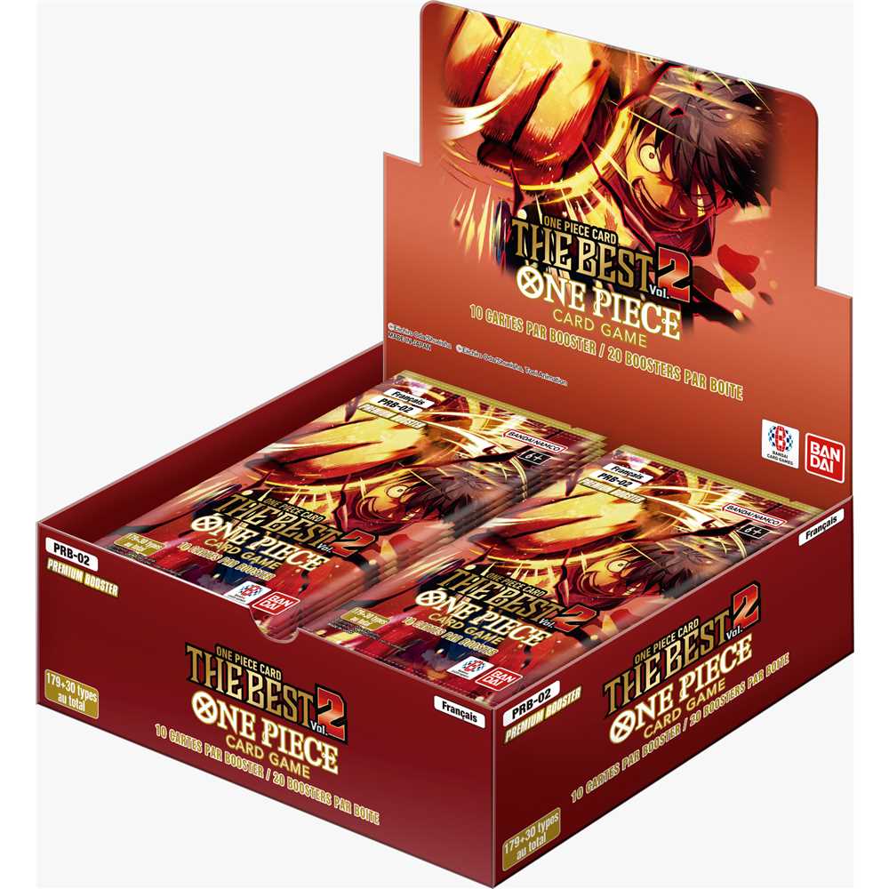One Piece TCG: The Best One Vol. 2 (PRB-02) Booster Box - 20 Packs
