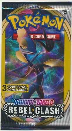 Pokemon Sword & Shield Rebel Clash 3-Card Booster Pack