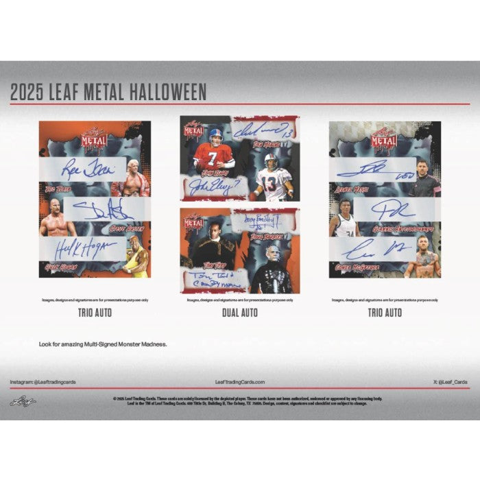 Leaf 2025 Metal Halloween Hobby Box