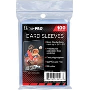 Ultra Pro Soft Card Sleeves 2-5/8" X 3-5/8", Ultra Clear, Paper (100Count)