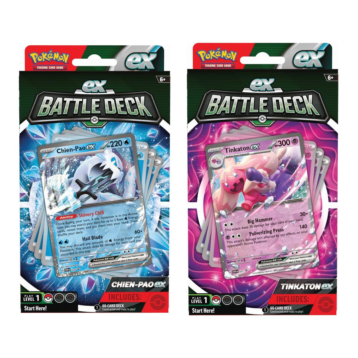 Pokemon TCG Battle Deck - Chien-Pao ex - PREORDER - RELEASE 7/14/2023