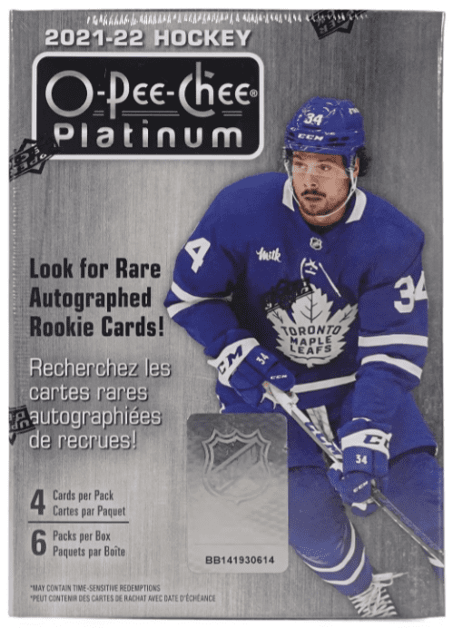 2021-22 Upper Deck O-Pee-Chee Platinum Hockey Blaster Box