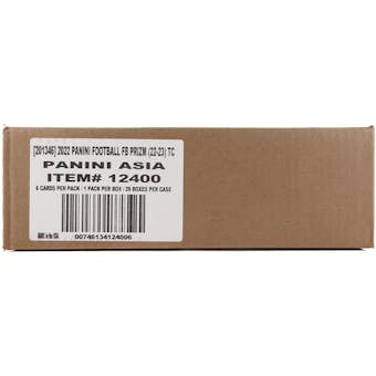 2022 Panini Prizm Football Asia Tmall 20-Box Case