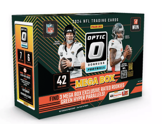 Panini 2024 NFL Optic Donruss Football Trading Card Mega Box