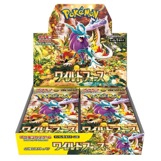 Pokemon Card Game Scarlet & Violet Enhancement Expansion Pack Wild Force Booster Box (Japanese) - 30 Packs