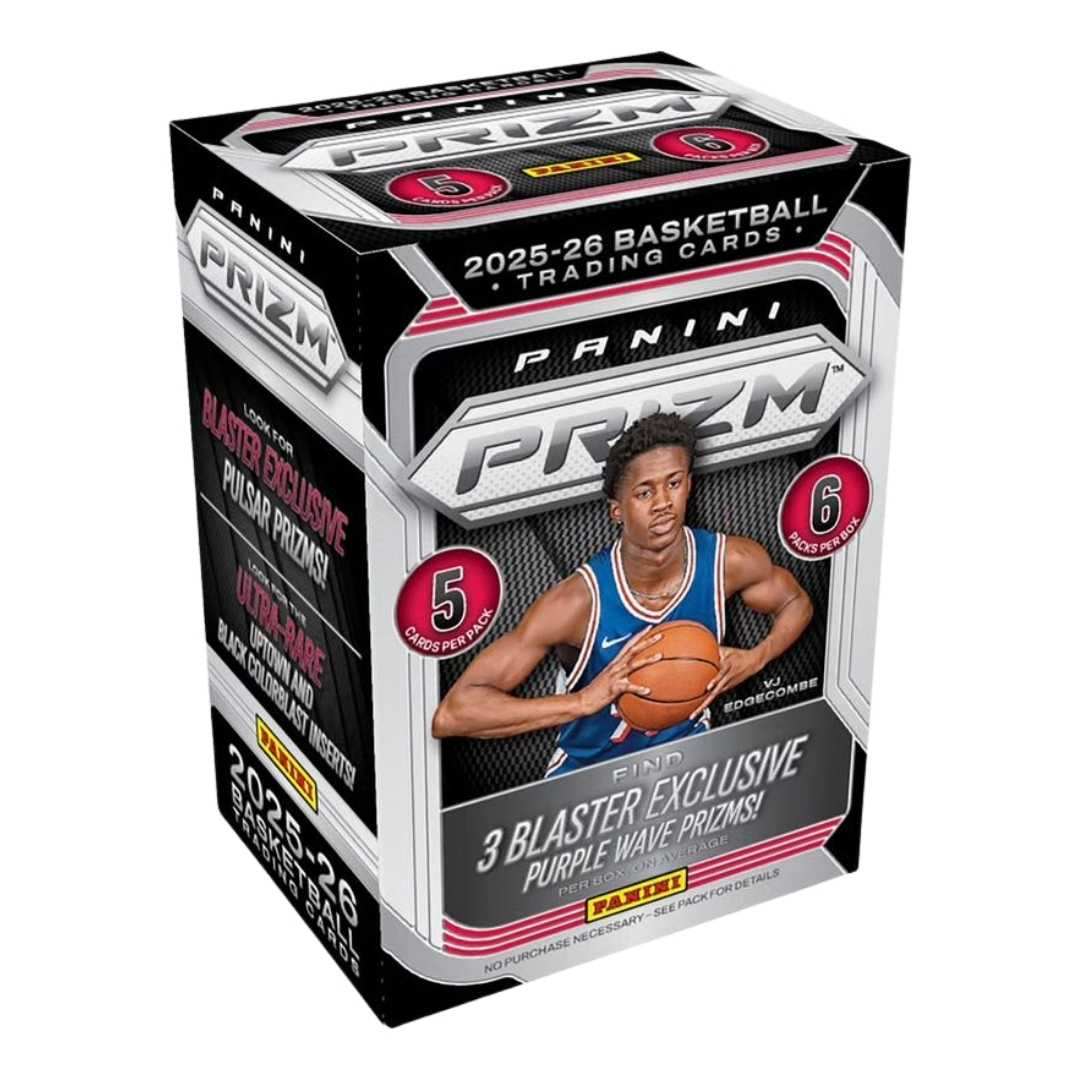 2025-26 Panini Prizm Basketball Blaster Box – 6 Packs, 5 Cards Per Pack, 30 NBA Trading Cards
