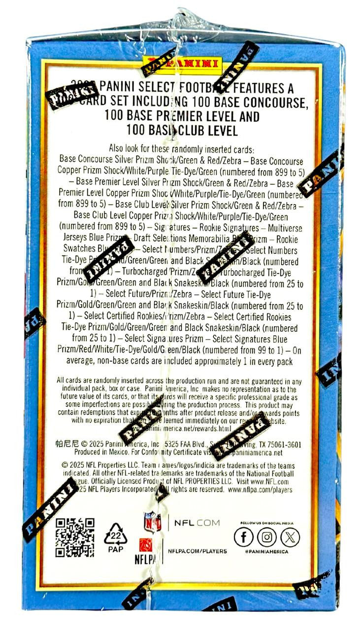 2025 Panini Select Football Hobby Blaster Box
