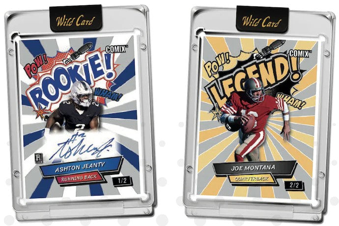 Wild Card 2025 Comix Rookie And Legend Football Hobby Box