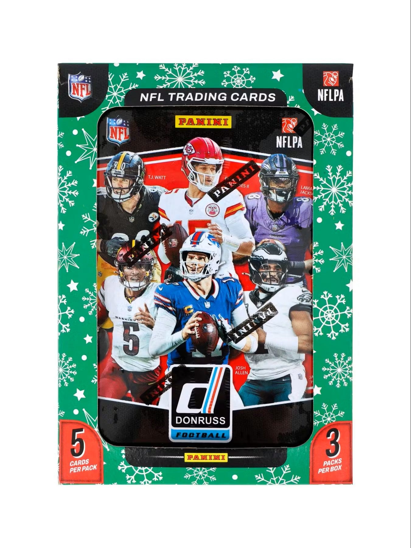 Panini 2025 Donruss Football Winter Holiday Tin