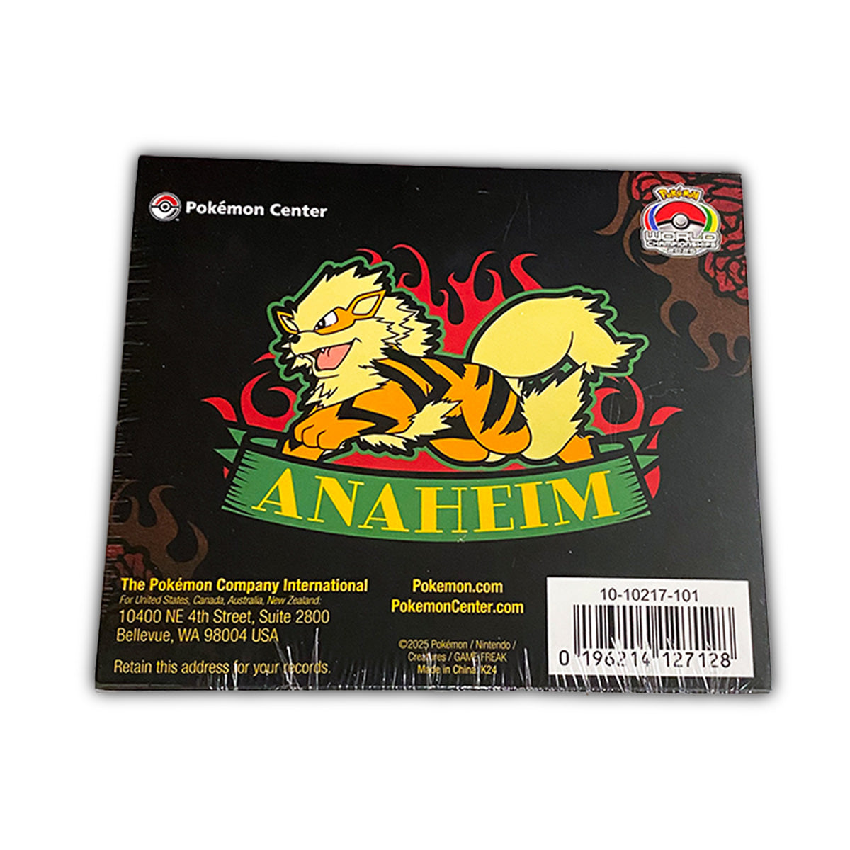 Pokemon TCG 2025 Pokemon World Championships Arcanine Damage-Counter Dice & Condition Markers Set