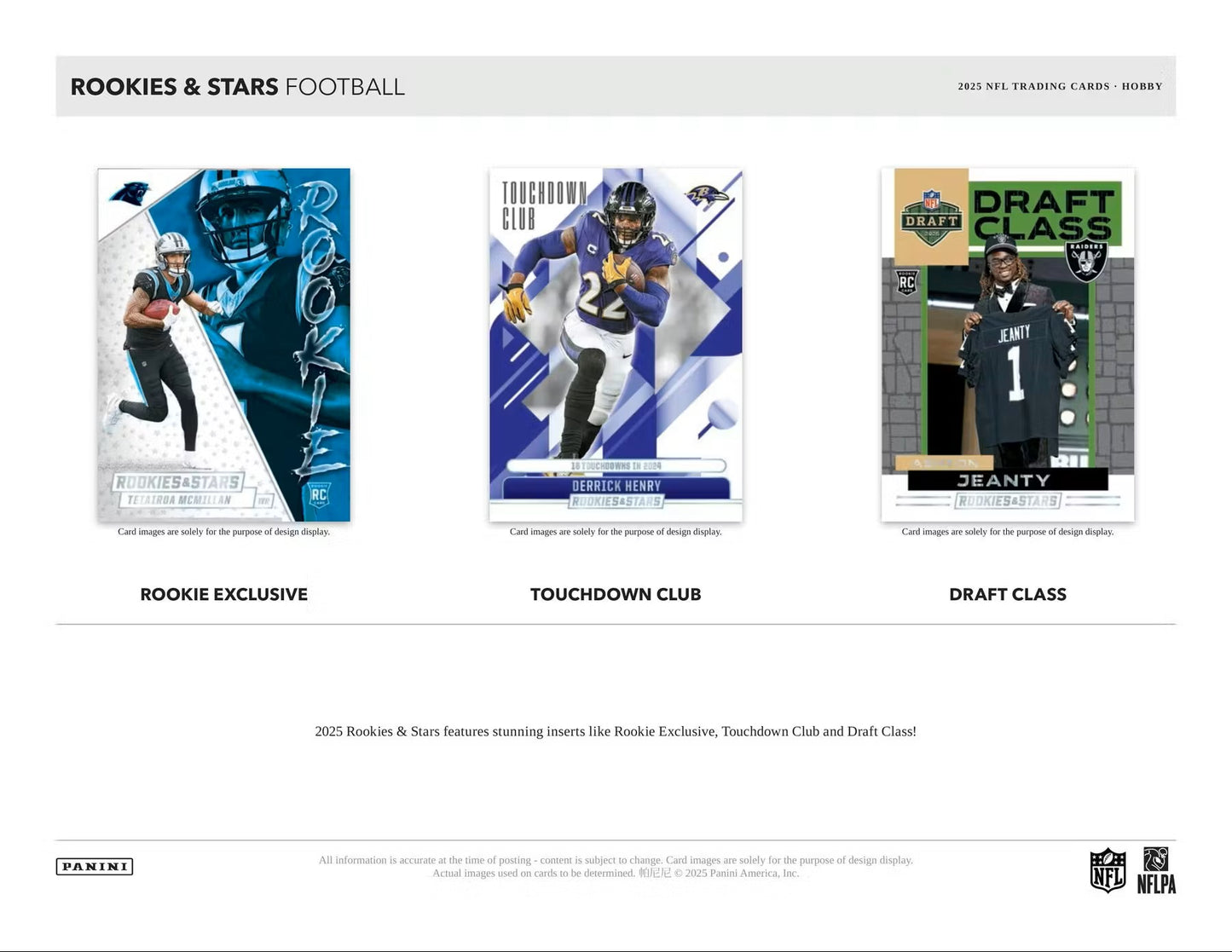 Panini 2025 Rookies & Stars Football Hobby Box