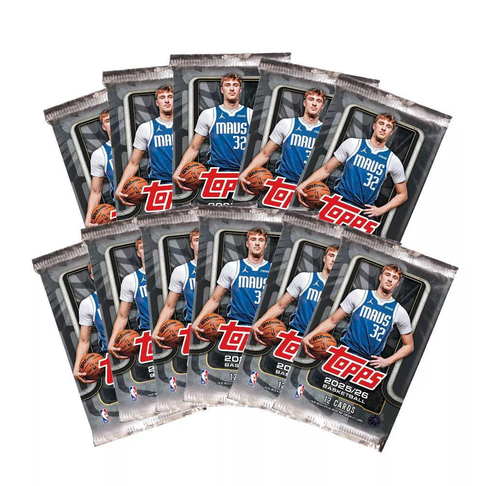 Topps 2025-26 Basketball NBA Flagship Value Blaster Box (Blackout Parallels)