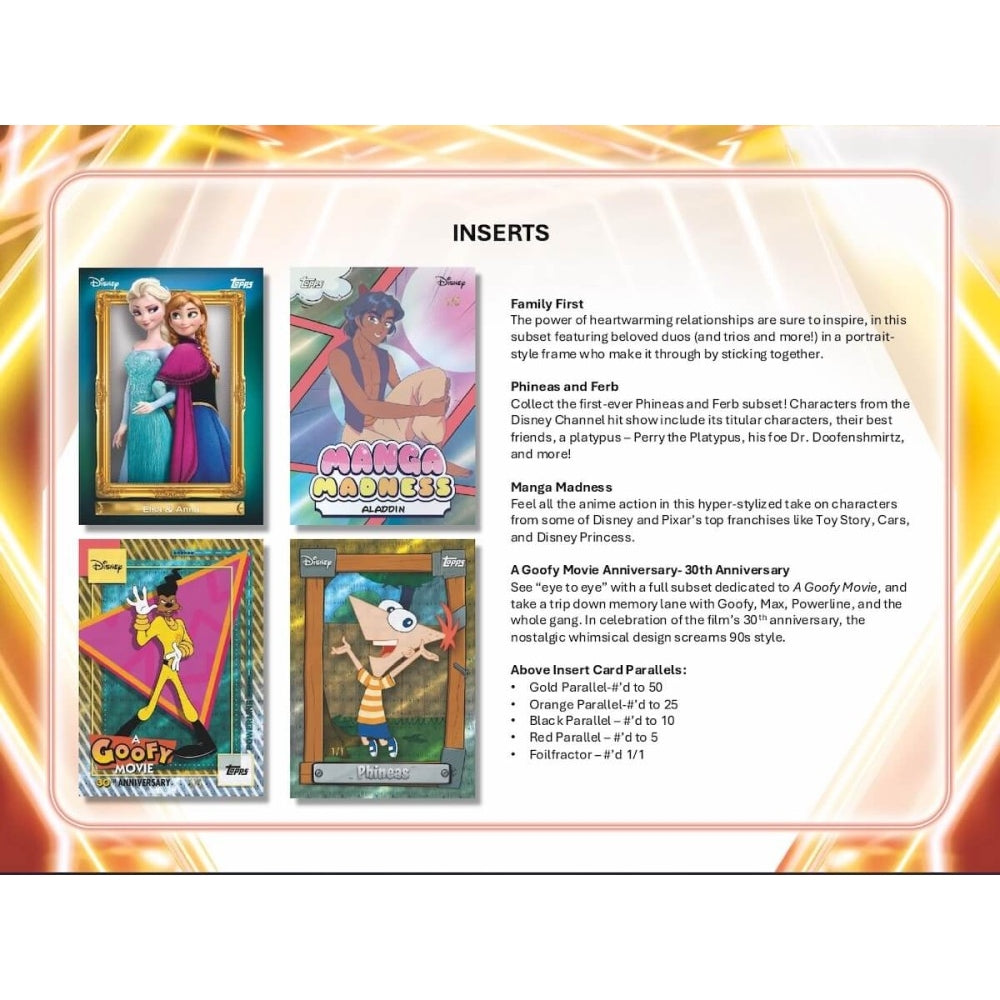 2026 Topps Disney Neon Hobby Box