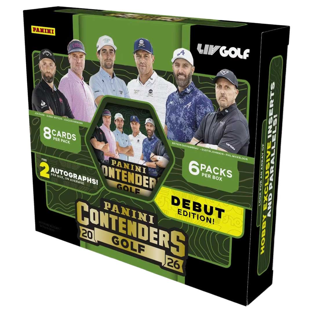 2026 Panini Contenders LIV Golf Hobby Box – 6 Packs, 8 Cards Per Pack