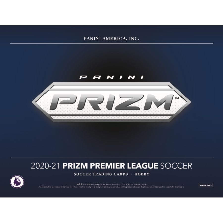 2020/21 Panini Prizm English Premier League Soccer Hobby 12 Box Case