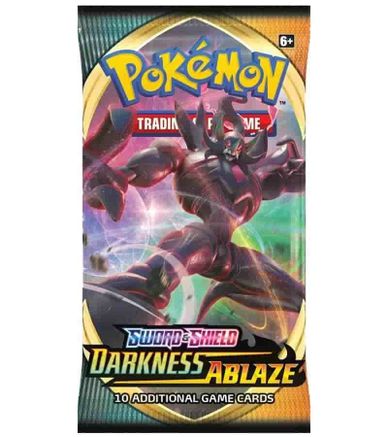 Pokemon TCG Darkness Ablaze Booster Pack (10 Cards)