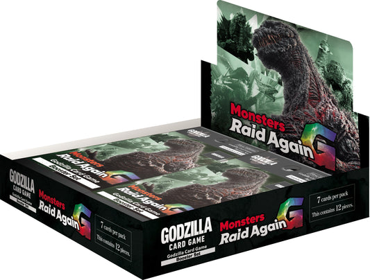 Godzilla Card Game Monster Raid Again G (BP02) Booster Box - 12 Packs