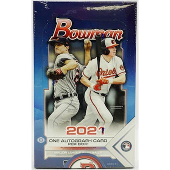 Topps 2021 Bowman Baseball Hobby Box