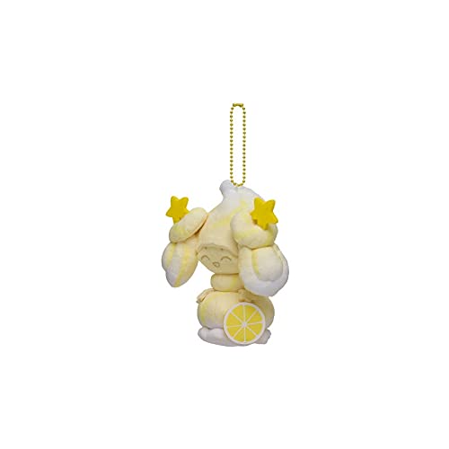 Pokemon Center Alcremie Mawhip A La Mode Lemon Yellow 6 Inch Keychain Plush