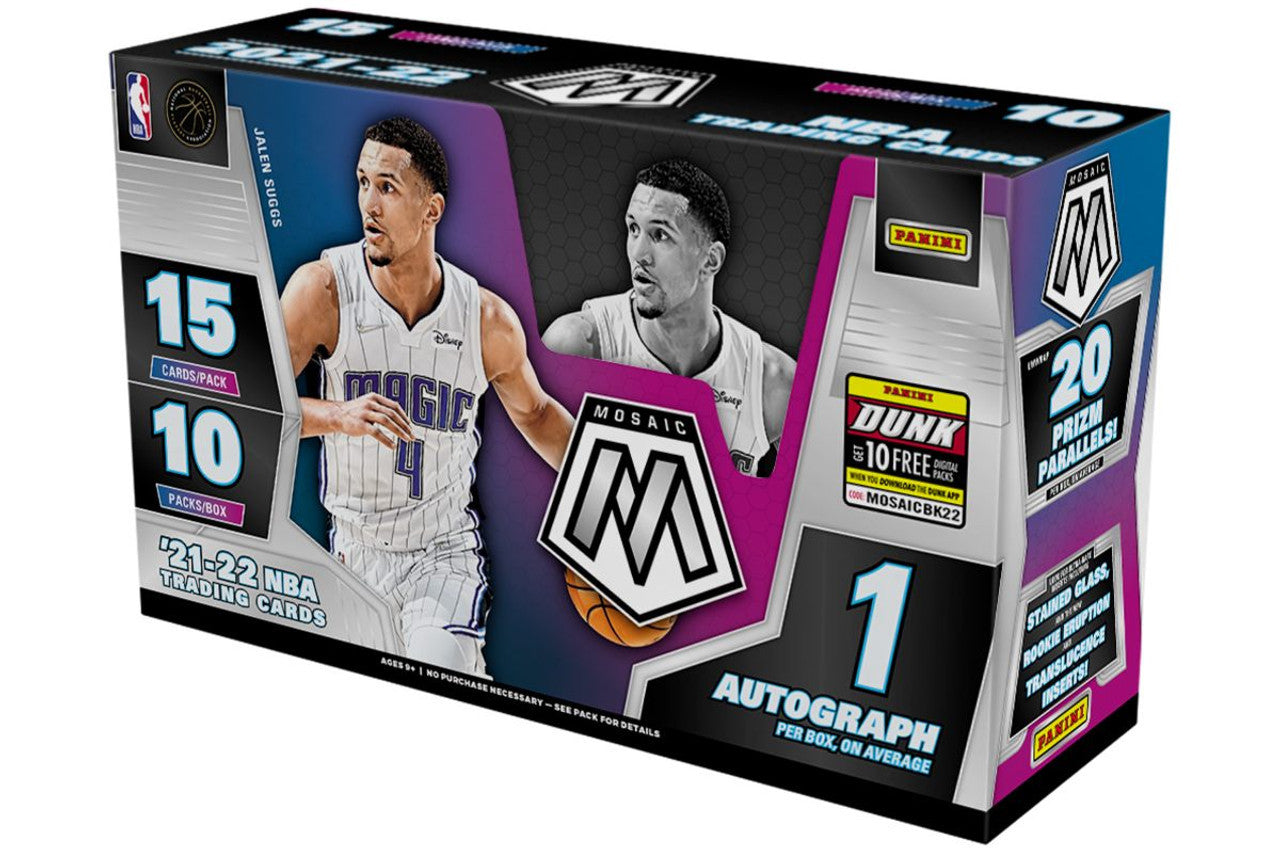 202122 Panini Mosaic Basketball Hobby Box Collectors Emporium NY