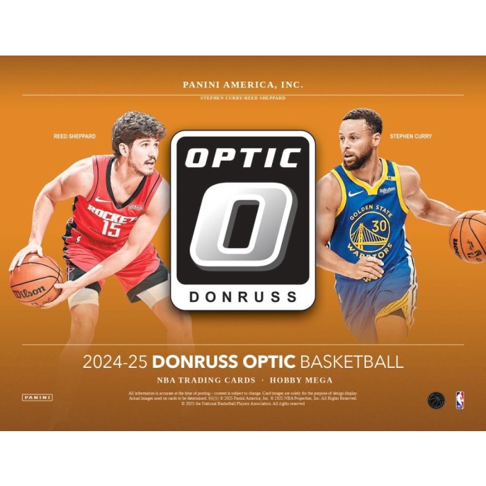 Panini 2024-25 Donruss Optic Mega Box - 7 Packs (Green & Red Seismic Parallels)