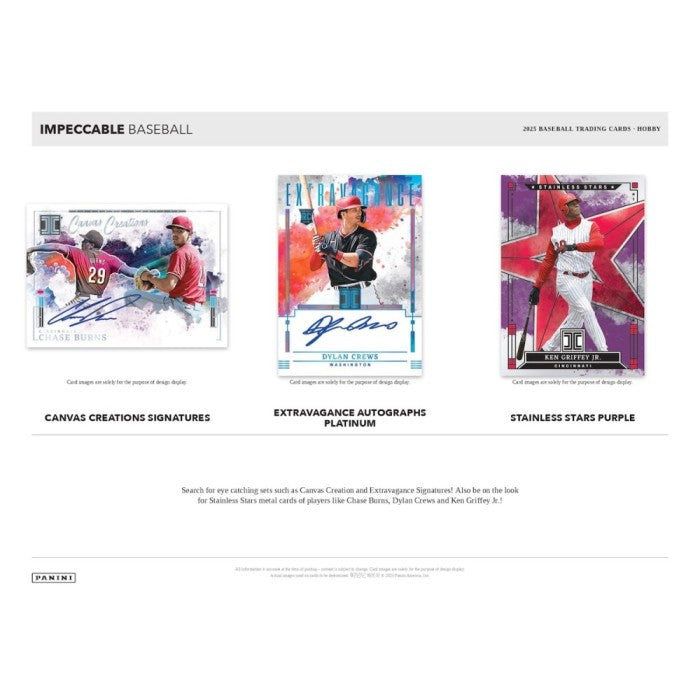 Panini 2025 Impeccable Baseball Hobby Box