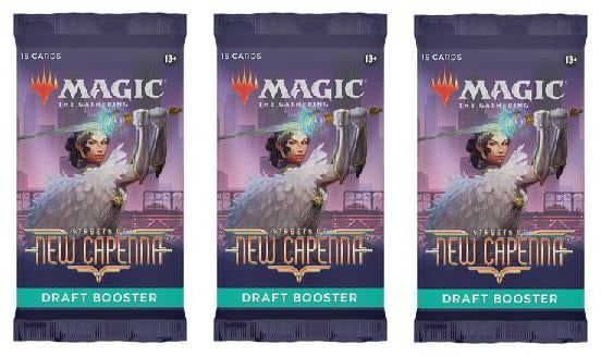 3 Packs MTG Draft Booster Pack Lot MTG Streets of New Capenna