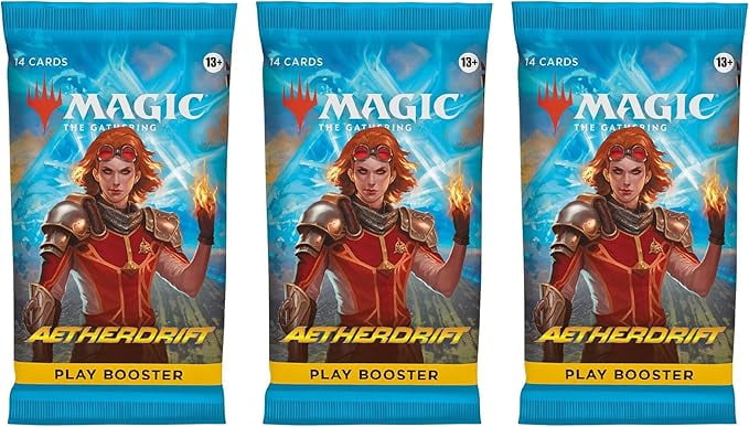 3 Packs MTG Play Booster Pack Lot for MTG Aetherdrift
