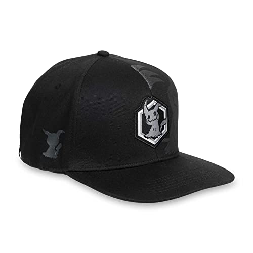 Pokemon Center Mimikyu Black Flat-Bill Hat (One Size-Adult)