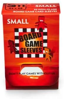 Arcane Tinmen 50ct Non-Glare Board Game Sleeves Display Case (10 Packs) - Small
