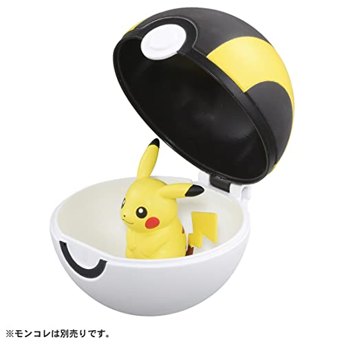 Takara Tomy Pokemon Monster Collection MB-03 Ultra Ball Pokemon Figure Toy 4 Years and Up, Pass Toy Safety Standards ST Mark Certified Pokemon TAKARA TOMY