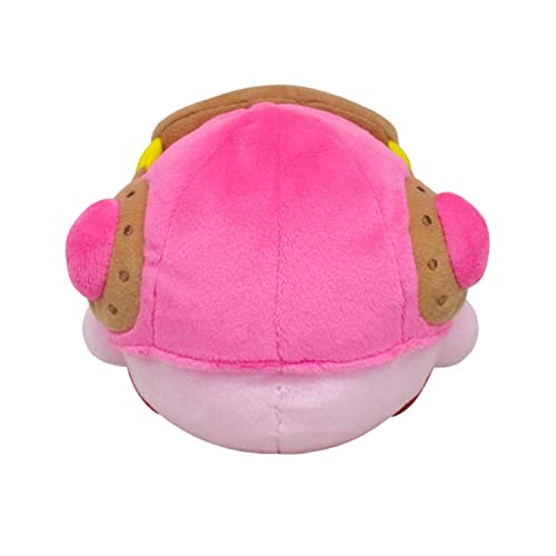Sanei Boeki Kirby 30th Plush Toy, Peach Ball! Height 5.3 inches (13.5 cm)