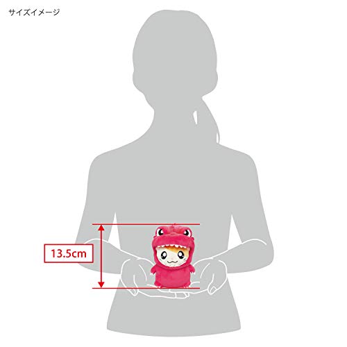 Sanei Boeki Godjham-kun Plush Toy, Red (S) Height 5.3 inches (13.5 cm)