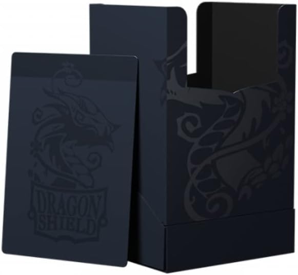 Arcane Tinmen Dragon Shield Card Deck Box – Deck Shell: Midnight Blue/Black – Durable & Sturdy TCG, OCG Card Storage – for Pokemon Yugioh Commander & MTG Magic: The Gathering Cards (AT-30756)