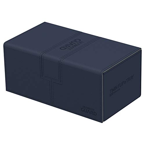 Ultimate Guard 200 Card Twin Flip N Tray Xenoskin Deck Case, Blue