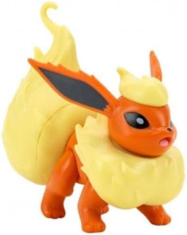 Pokemon Clip N Go Battle Feature Figure Set and Action Ready (Flareon)