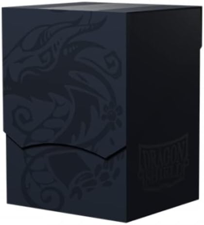 Arcane Tinmen Dragon Shield Card Deck Box – Deck Shell: Midnight Blue/Black – Durable & Sturdy TCG, OCG Card Storage – for Pokemon Yugioh Commander & MTG Magic: The Gathering Cards (AT-30756)