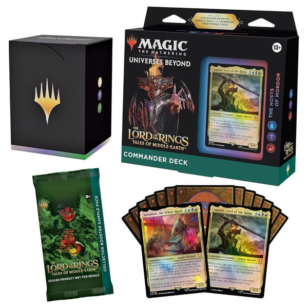 Magic: The Gathering The Lord of the Rings Commander Deck Bundle –The Hosts of Mordor
